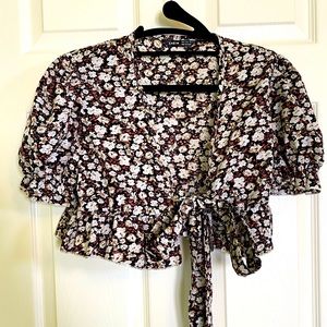 3/$30 SHEIN sz S floral bolero jacket
